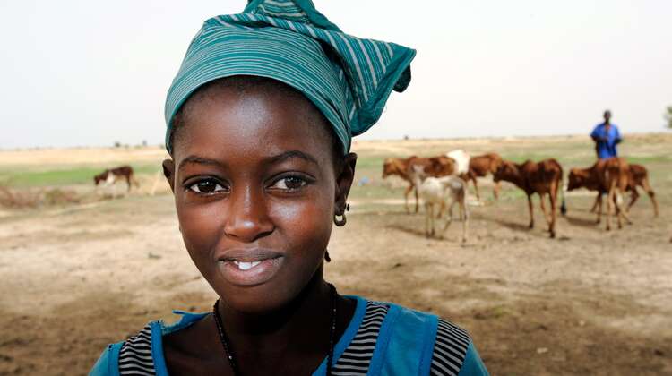 Portrait in the village of Nelbel, Mali.