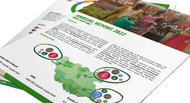 Cover page Annual Report South Sudan Welthungerhilfe 2022 