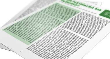 Title page of the position paper on rural development – agro-pastoralism