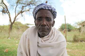 Ato Wario, a recipient of the supplied water.