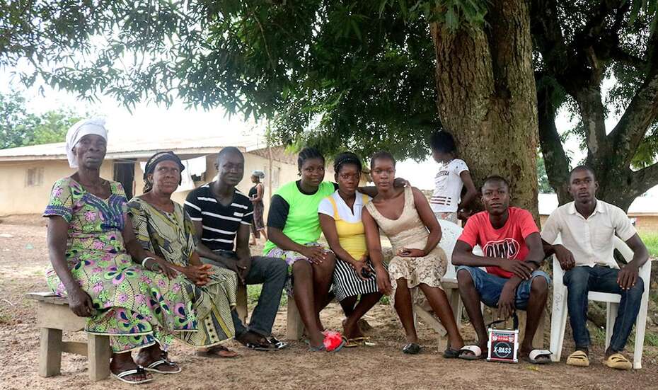 Miss Hygiene in her village