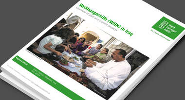 Cover of the publication "Welthungerhilfe in Iraq".