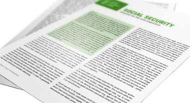 Title page of the position paper on rural development: Social security