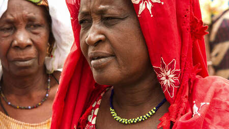 Two women in Mali.