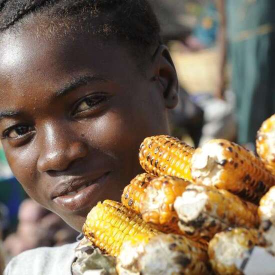 Sierra Leone Marktszene Sierra Leone market scene