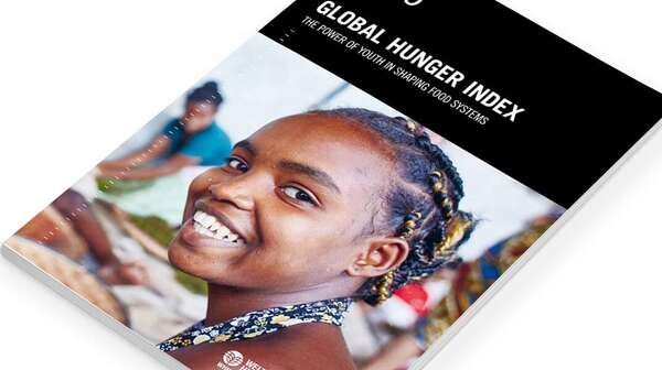 Cover page of the 2023 Global Hunger Index