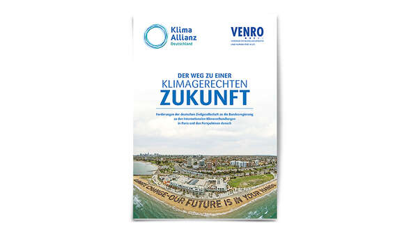 Deckblatt: Der Weg zu einer klimagerechten Zukunft