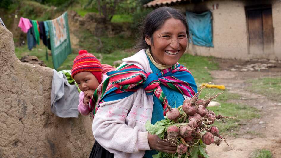Local woman and her child.