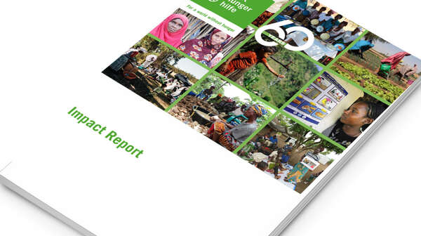 Cover page of the impact report