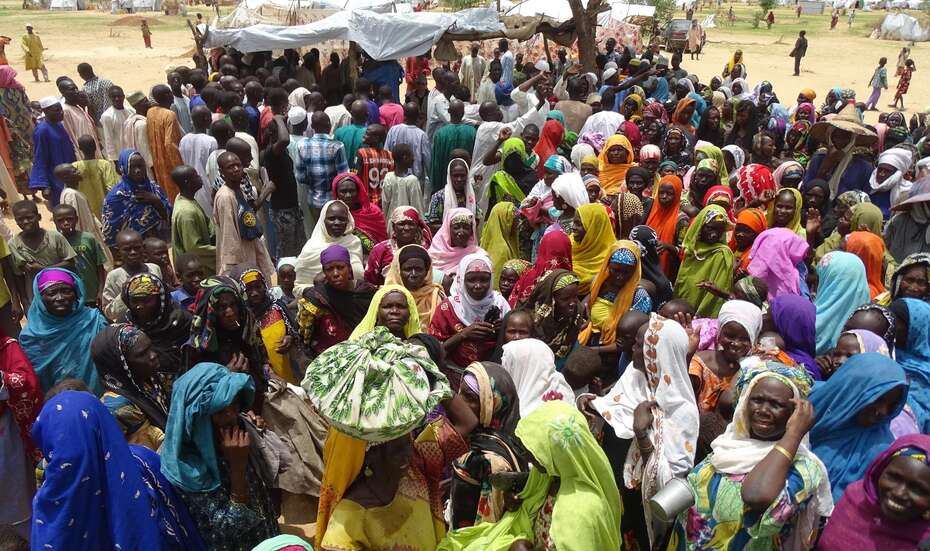 Menschenmenge in Niger