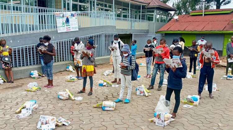 Distribution in Kibera, Nairobi