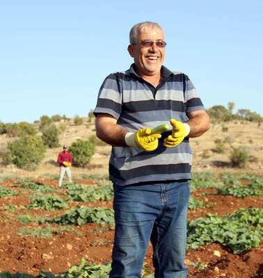 Faruk Youssef in the field. 