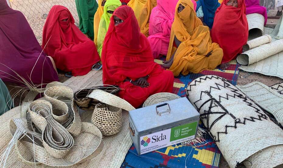 Women in an IDP camp in Port Sudan