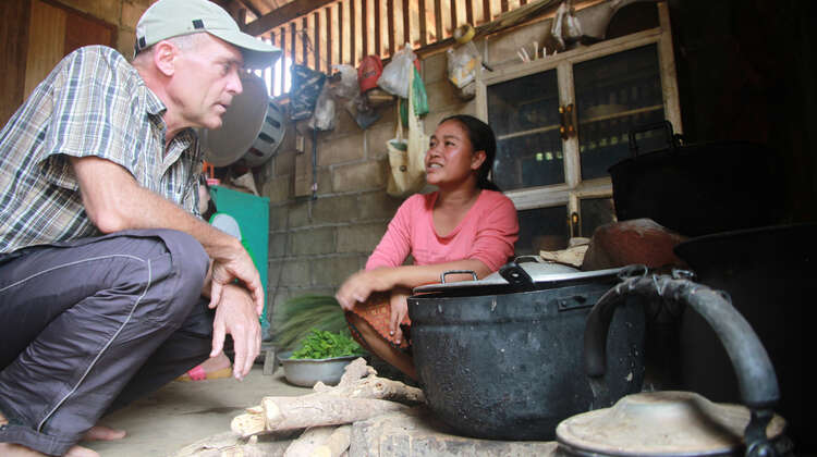 Ralph Gust visits small farmers in Laos. Ralph Gust visits small farmers in Laos.