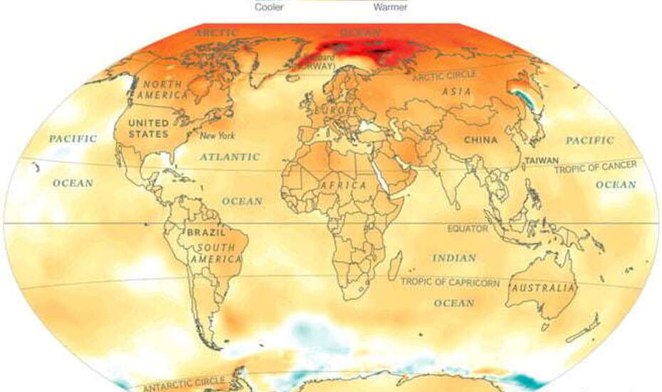 National Geographic: map climate change