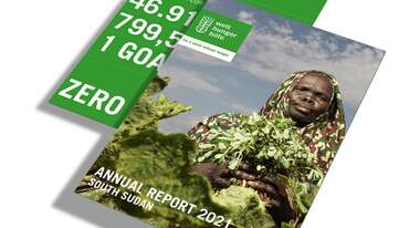 Cover page Annual Report South Sudan Welthungerhilfe 2021