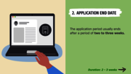 Information on application end date when applying for a job at Welthungerhilfe