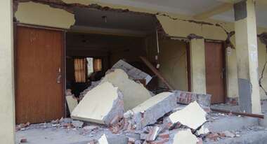 Damaged House in Nepal 