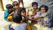 Refugee children in Bangladesh