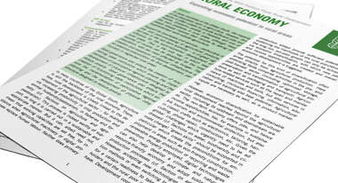 Titles page of the Position Paper Rural Development – Rural Economy