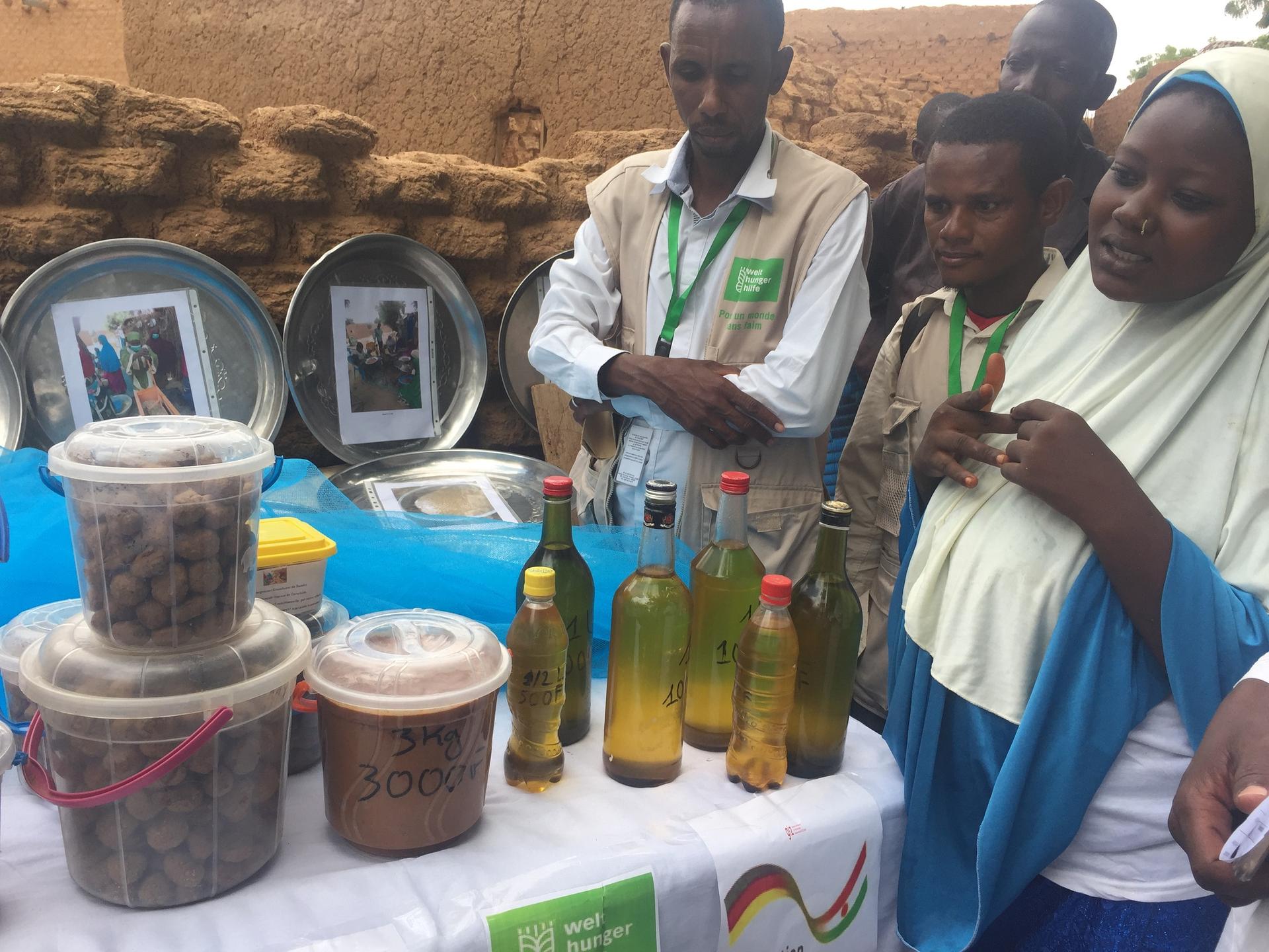 Women create and market all sorts of peanut products.